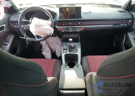 2023 Honda Civic Si из США, поврежденный, VIN 2HGFE1E58PH473741